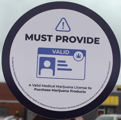 Kay County Health Living partners with local dispensaries for signage