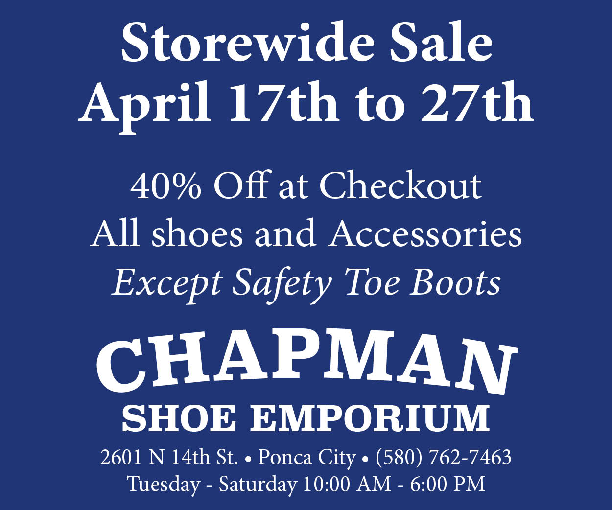 Chapman Shoe