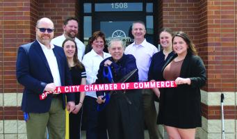 THE PONCA City Chamber of Commerce held a ribbon cutting ceremony for Cherokee Strip Insurance Agency, located at 1508 N. Waverly Street, on Friday, April 19 at 2 pm. Cherokee Strip Insurance Agency has been a Chamber investor since July of 2023. (Photo by Calley Lamar)