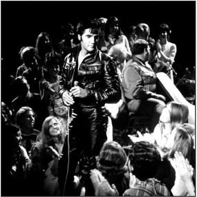 ELVIS PRESLEY performs during his “’68 Comeback Special” that aired on NBC on Dec. 3, 1968. (ZUMA Press/TNS)