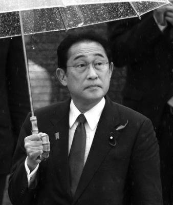 JAPAN’S PRIME Minister Fumio Kishida attends an election rally on April 15, 2023, in Urayasu, Japan. (Tomohiro Ohsumi/Getty Images/TNS)