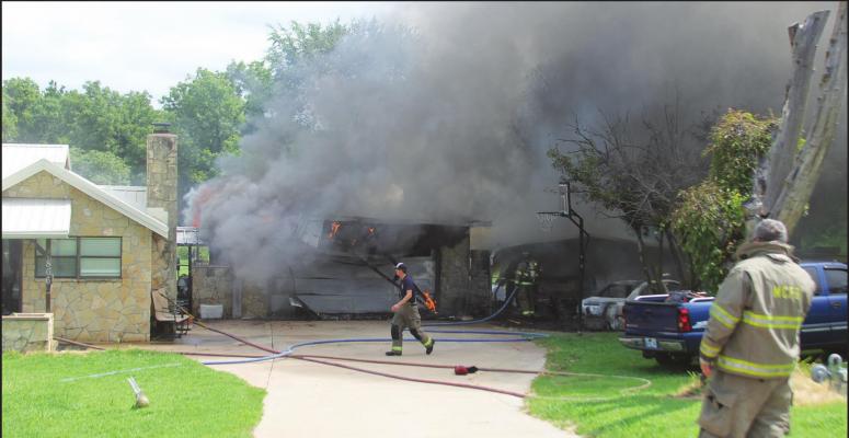 A FIRE WAS reported Friday morning
