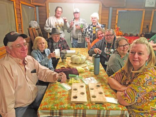 Wheeler Dealers members sampled various Oklahoma brewed beers during the November campout at Hulah Lake.