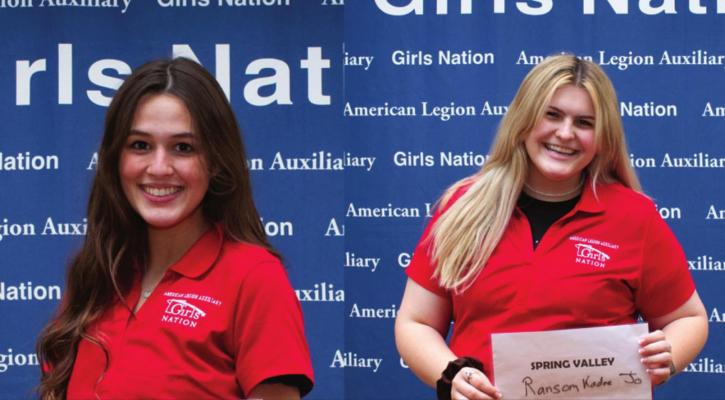 Pictured left to right are Lily Battles and Kadee Jo Ransom. Gaylord News Service