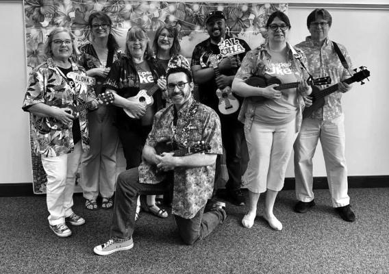 THE MISSPENT Ukes are on the program for UkeFest, coming up on Sept. 10 at the Arcadia Round Barn. (Photo provided by Lory Ferguson)