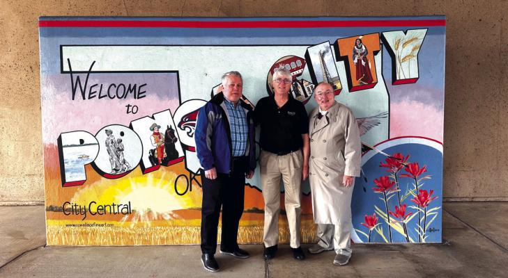 PICTURED LEFT to right: Jim Fram, AEDO, David Myers, PCDA and Fred Welch, AEDO (Photo provided)
