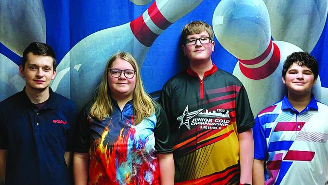 Three Ponca City youth bowlers