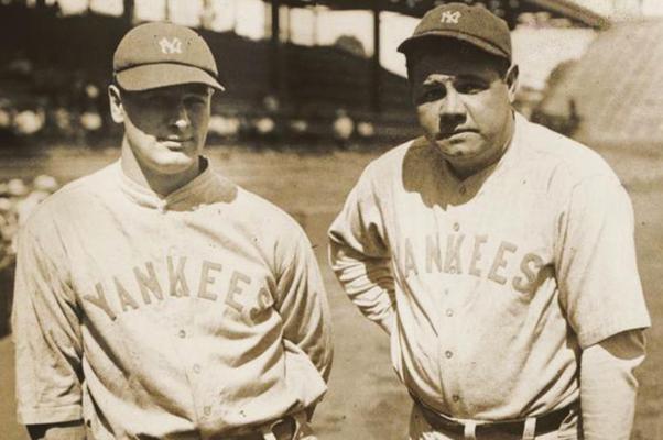 BABE RUTH and Lou Gehrig were two of the most fearsome back-to-back hitters who were a part of any lineup. They teamed together on the 1927 Yankees.
