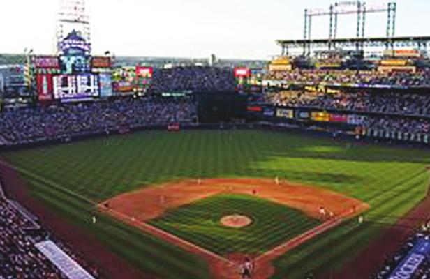 COORS STADIUM, the home of the Colorado Rockies. The Rockies hold the record for largest attendance in a season, set in 1993.