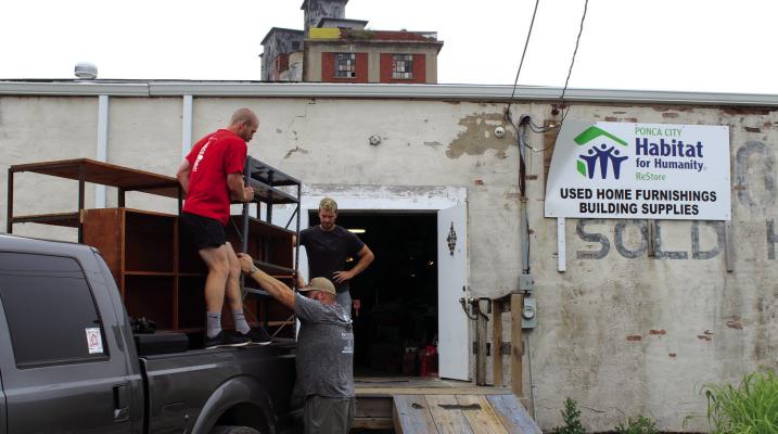 The Habitat for Humanity ReStore is moving locations to 1401 N. 7th Street. Volunteers from KW Select were on hand to assist in the move on June 21. (Photo by Calley Lamar)