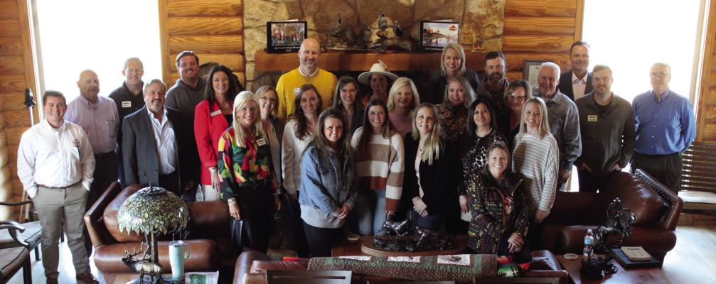 THE ANNUAL Chamber Retreat event was held at the Evans family Big Fork Ranch in the afternoon on Thursday, Dec. 9. This retreat brings together members of the Chamber Board, as well as current, past, and upcoming Chamber Chairs. (Photo by Calley Lamar)