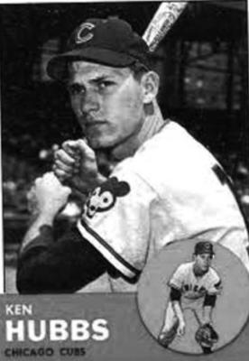 KEN HUBBS played in the 1954 LLBWS and later became a great-fielding second baseman for the Chicago Cubs. His baseball career and his life ended at age 22 in a tragic air plane crash.