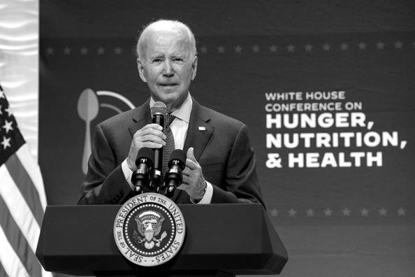 President Joe Biden delivers remarks at the White House Conference on Hunger, Nutrition, and Health at the Ronald Reagan Building in Washington, D.C. on Wednesday, Sept. 28, 2022. (Yuri Gripas/Abaca Press/TNS)