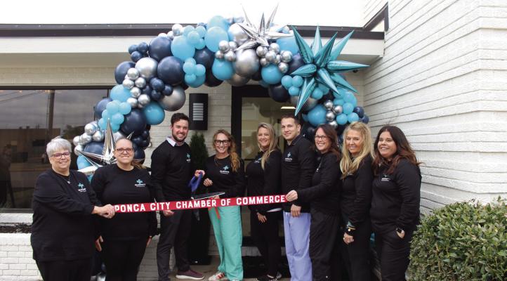 THE PONCA City Area Chamber of Commerce held a ribbon cutting ceremony for Alleviate Pain Specialists, located at 115 Patton Drive, on Monday, March 25 at 4 pm. (Photo by Calley Lamar)