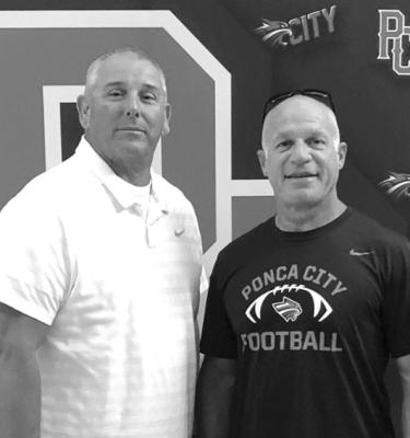 PONCA CITY Athletic Director Joe Turner, left, and Head Football Coach Scott Harmon will be members of the Oklahoma Coaches Association Board of Directors in the coming year.