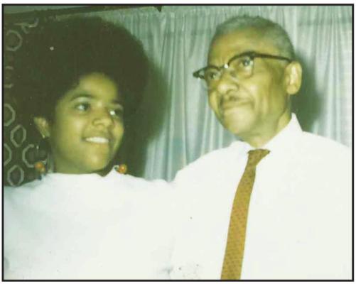 IN 1963 Dr. Pickens traveled to Alabama to register voters and integrate lunch counters. Her father (right) told her never to flinch when she was struck by segregationists and to turn the other cheek when she was beaten.