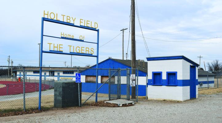 HOLTBY FIELD, home of the Newkirk Tigers football, track and Lady Tigers soccer teams, is on the ballot as part of a bond proposal, to be voted on Feb. 13, 2024. (Photo by Everett Brazil, III)