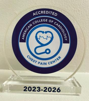 AllianceHealth Ponca City recognized for excellence with ACC Chest Pain Center accreditation
