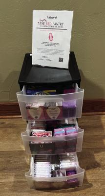 LIVING HOPE Pregnancy Center has recently been creating ‘Red Pantries,’ boxes that provide hygiene products for women in the community in Kay County. (Photo Provided)