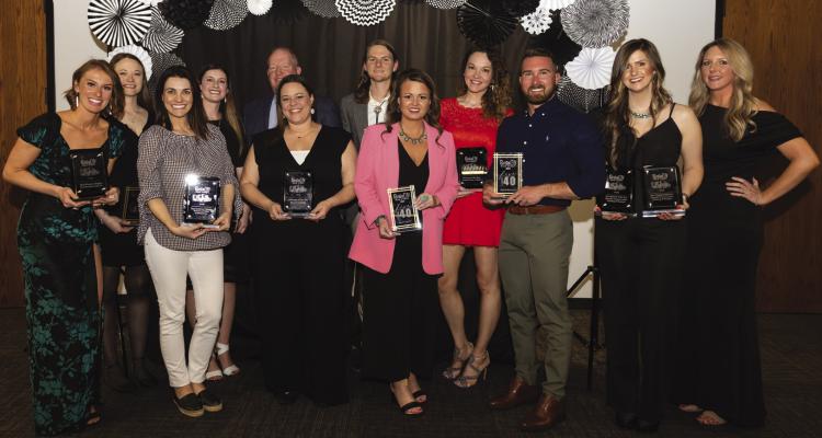 PONCA CITY Main Street celebrated the downtown Ponca City Community recently with the annual awards ceremony, recognizing not only local businesses, but also the 5 Under 40, those who help move the community forward. (Photo provided)