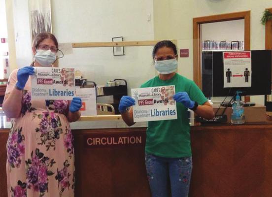 THE PONCA CITY Library has been awarded a $1,000 PPE grant to help purchase PPE and supplies to keep staff and visitors safer during the COVID-19 pandemic.