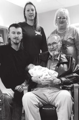 FIVE GENERATIONS recently gathered
