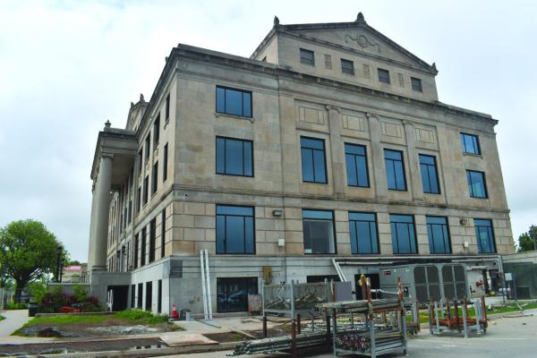 THE KAY County Courthouse in Newkirk has been closed to the public for nearly two years, but is expected to reopen in October following extensive renovations. (Photo by Everett Brazil, III)