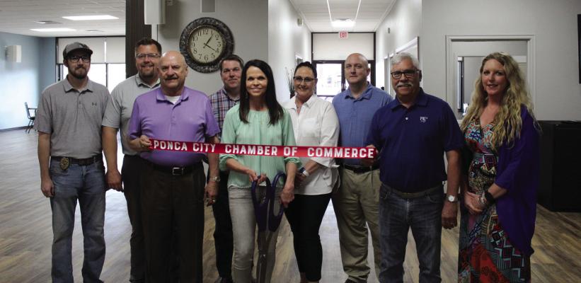 A ribbon cutting ceremony was held for the Ponca City Senior Center’s reopening
