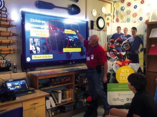 ATV Safety presented to WMS students