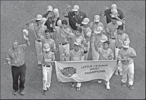 THE WEST REGION Champion Little League team from Wailuku, Hawaii participates in the opening ceremony of the 2019 Little League World Series tournament in South Williamsport, Pa.,Thursday. (AP Photo)