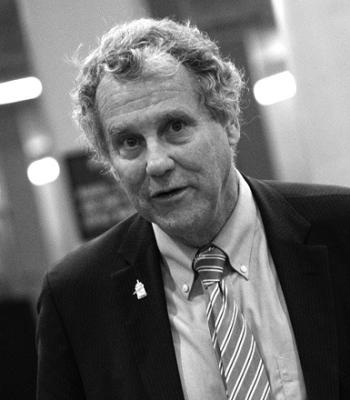 Sen. Sherrod Brown, D- Ohio, in a September 2022 file photo. Brown is the lead sponsor of a rail safety bill. (Drew Angerer/ Getty Images/TNS)