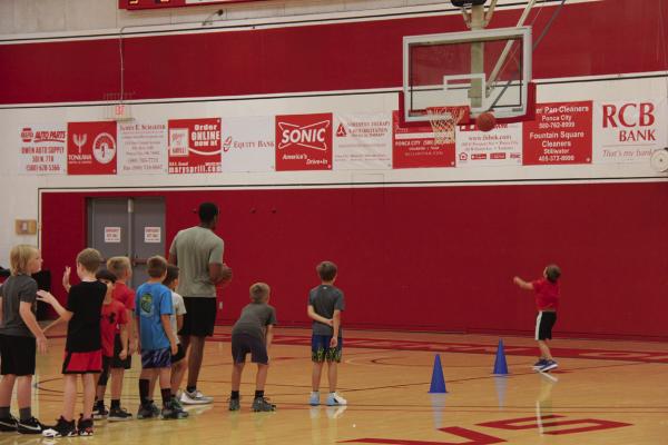 	NORTHERN OKLAHOMA College held a Mavs Basketball Camp from July 24 through 26 where students fro
