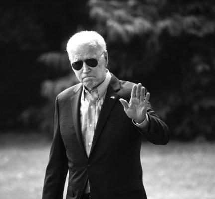 U.S. President Joe Biden waves as he walks to Marine One on the South Lawn of the White House on Wednesday, July 21, 2021 in Washington, D.C. Biden is traveling to the Cincinnati, Ohio area to visit a training center for the International Brotherhood of Electrical Workers and for a town hall event with CNN. (Drew Angerer/ Getty Images/TNS)