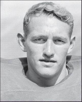 THIS IS a 1953 photo showing Michigan State football player Henry Bullough. Henry Bullough, whose play and coaching on the football field at Michigan State put him in its athletics hall of fame, has died. He was 85. Chuck Bullough, one of his sons, is an assistant coach for the Spartans under Mark Dantonio and the school announced his death Monday, . (AP Photo)