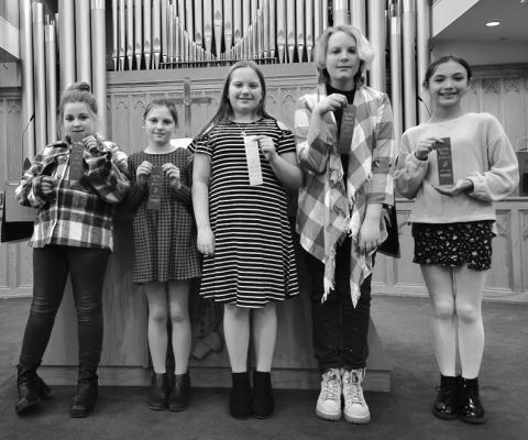 Music Theater Solo Primary and Elementary: Emmy Smith, Primary 1st Runner up, Lilyan Wyckoff, primary winner. Kynsley Meeker Elementary solo 2nd Runner up, Kasha Slavin Elementary 1st Runner up, Kenzie Kyler Elementary winner.