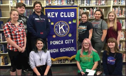 PO-HI KIWANIS Key Club members recently held their first meeting of the year. Pictured, from left, are Zeya Bartlett, Nick Kelly, Daniella Roche, Grant Skinner, Ali Coker, Josie Thompson, Jori Thompson, Audry Caughlin, and Kaitlyn Webb. (Courtesy Photo)