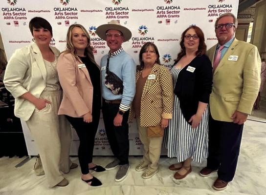 A group from both City Arts and Ponca Playhouse attended the ARPA Celebration