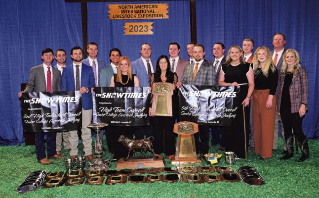 OSU HAS earned the national title six of the past seven years. (Photo courtesy of the OSU Livestock Judging Team)