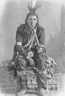 Tall Chief, aka Louis Angel, was the last of the hereditary Quapaw chiefs. He settled near Skiatook Lake before receiving an 1893 land allotment in Quapaw at age 48. (Photo provided by Quapaw Nation)