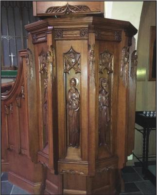 THE PULPIT at Grace Episcopal Church.