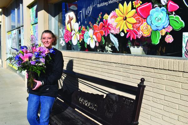 SHAWNDRA SHEIK celebrated a year in her own facility in Waymekers Floral in January, and is looking to bring more beauty and variety to her customers in the coming year. (Photo by Everett Brazil, III)