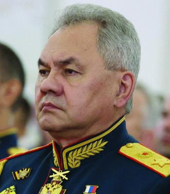 RUSSIAN DEFENCE Minister Sergei Shoigu attends a meeting with graduates of Higher military schools at the Kremlin in Moscow on June 21, 2023. (Egor Aleev/Pool/AFP/Getty Images/TNS)