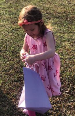 The Washington Pre-K Center held an Easter egg hunt for students on Tuesday morning.