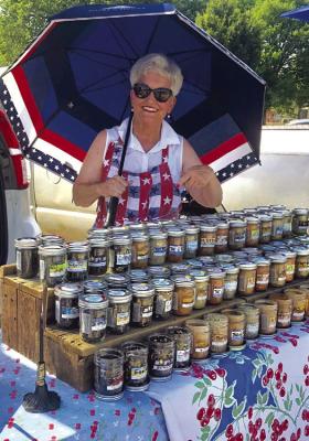 MARY ANNE Potter (pictured) has been involved in the Farmers Market for several years and can regularly be found selling her herbs and spices at the market. (Photo Provided)