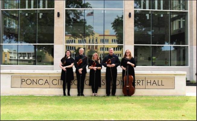 THE PONCA City Federated Music Club (PCFMC) will present The Ponca City Chamber Ensemble in concert on Oct. 27 at 2 p.m. at the new Ponca City High School Concert Hall. The concert is free and the public is cordially invited to attend.