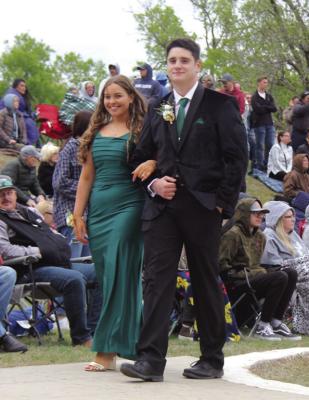 Ponca City High School held their prom at the Marland Mansion on Sat., April 15. The theme this year was “Hollywood” and featured the colors of black, gold and red.
