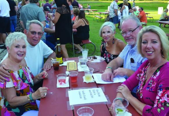 IT WAS A beautiful night on Friday for the annual Party on the Palace event at the Marland Mansion. This event was sponsored by the Ponca City Chamber of Commerce. This photo was provided by Rich Cantillon.