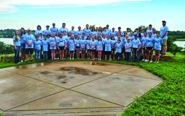 Kay, Grant and Noble County 4-H members attended the Tri-County 4-H Camp, held June 20 – 22 at the Lew Wentz Campground. (Photo Provided)