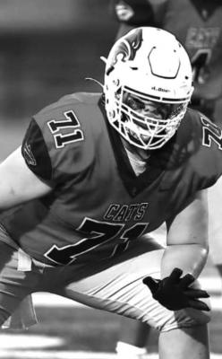 CAYSON BADLEY of Ponca City was named District 6AII-2 Offensive Lineman of the Year.
