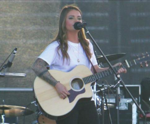 Ponca City singer/songwriter Cassy Kendrick served as the opening act for the Top of Oklahoma Jamboree concert.